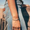 Kendra Scott Bracelets | Wrangler® X Yellow Rose By Kendra Scott Elaina Vintage Gold Corded Bracelet In Ivory Mother-Of-Pearl