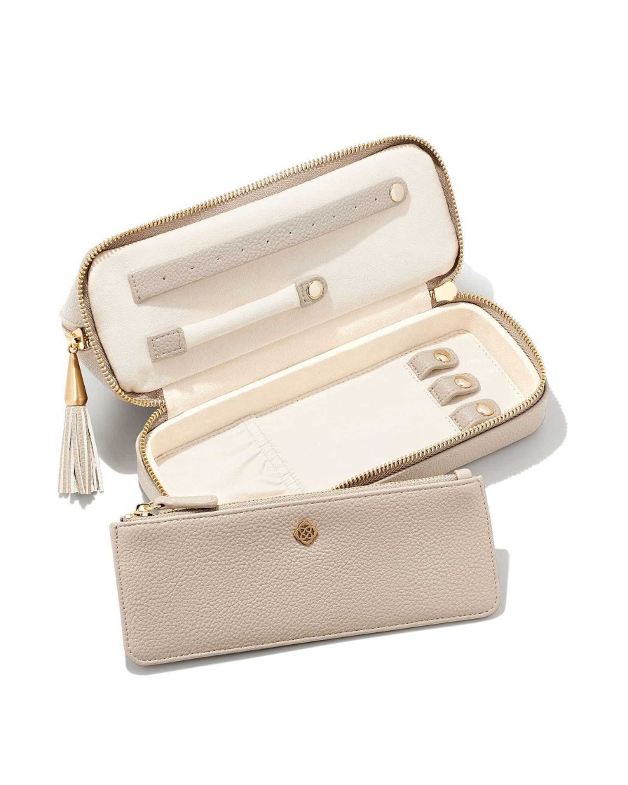 Kendra Scott Storage & Accessories | Cosmetic & Jewelry Case In Taupe