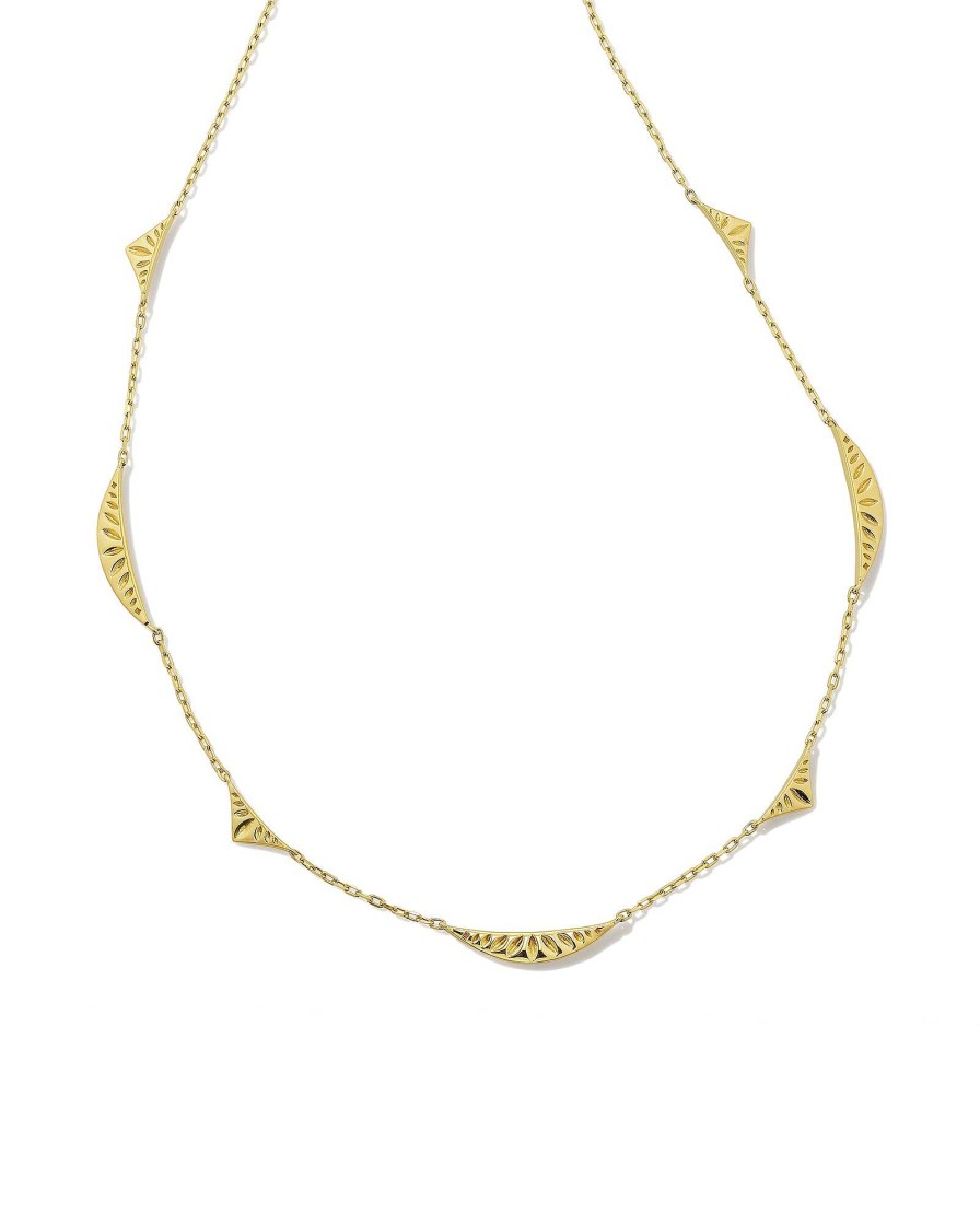 Kendra Scott Necklaces | Sophee Strand Necklace In 18K Yellow Gold Vermeil