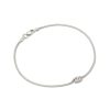 Kendra Scott Bracelets | Delaney Sterling Silver Curb Chain Bracelet In White Sapphire