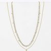 Kendra Scott Necklaces | Dira Gold Crystal Necklace Layering Set Of 2 In White Crystal