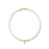 Kendra Scott Bracelets | Michelle 14K Yellow Gold Pearl Bracelet In White Pearl