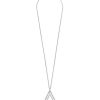 Kendra Scott Necklaces | Simon Long Pendant Necklace In Silver