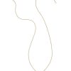 Kendra Scott Necklaces | Vivianne 14K Yellow Gold Pendant Necklace In White Diamond