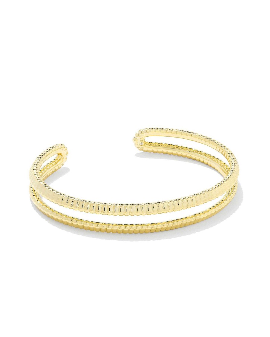 Kendra Scott Bracelets | Layne Cuff Bracelet In Gold