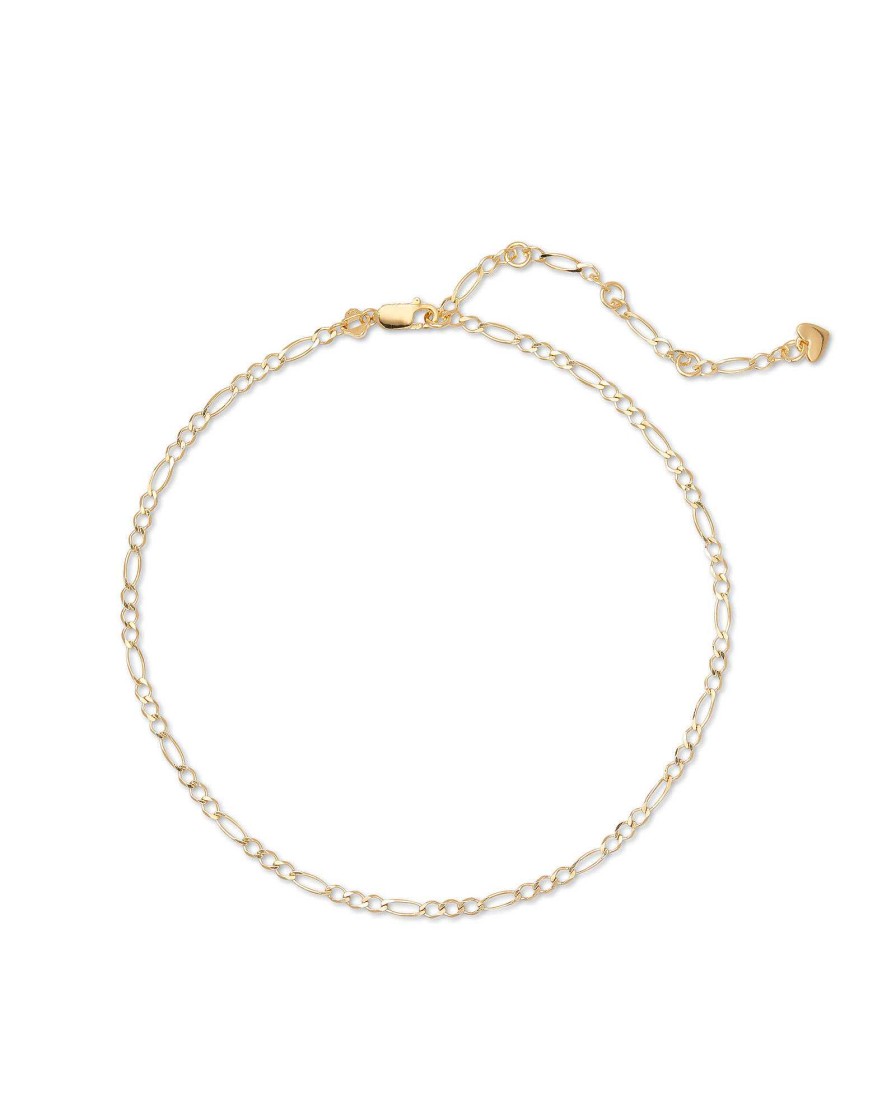 Kendra Scott Bracelets | Rylie Anklet In 18K Yellow Gold Vermeil