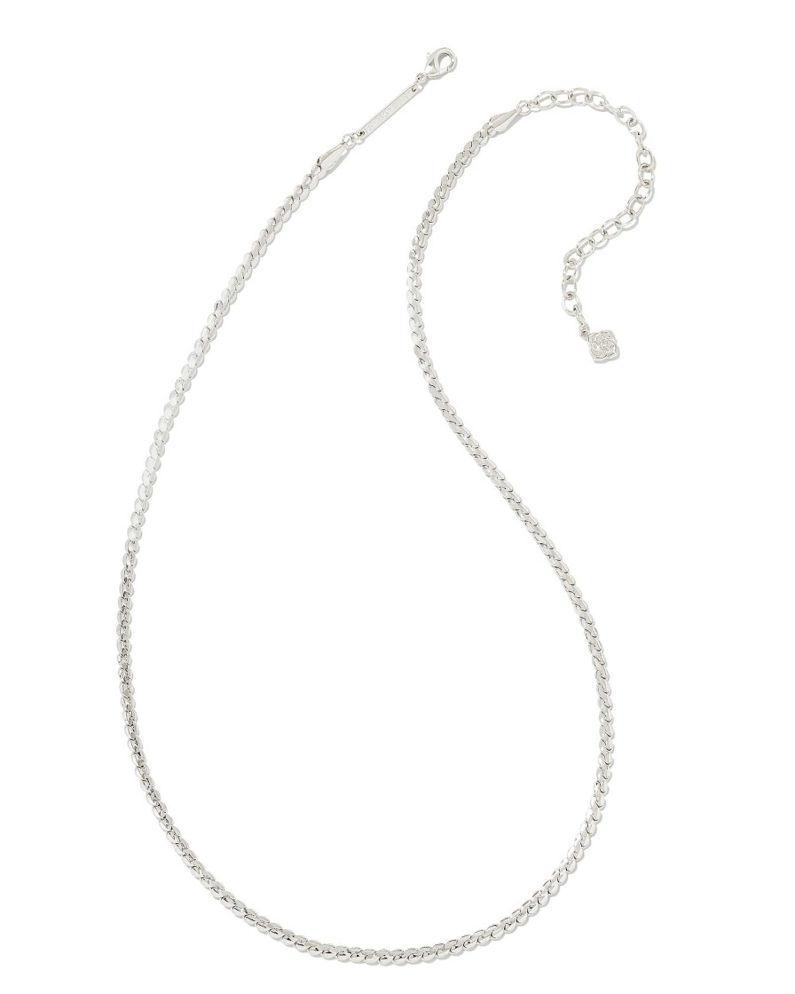 Kendra Scott Necklaces | Murphy Chain Necklace In Silver