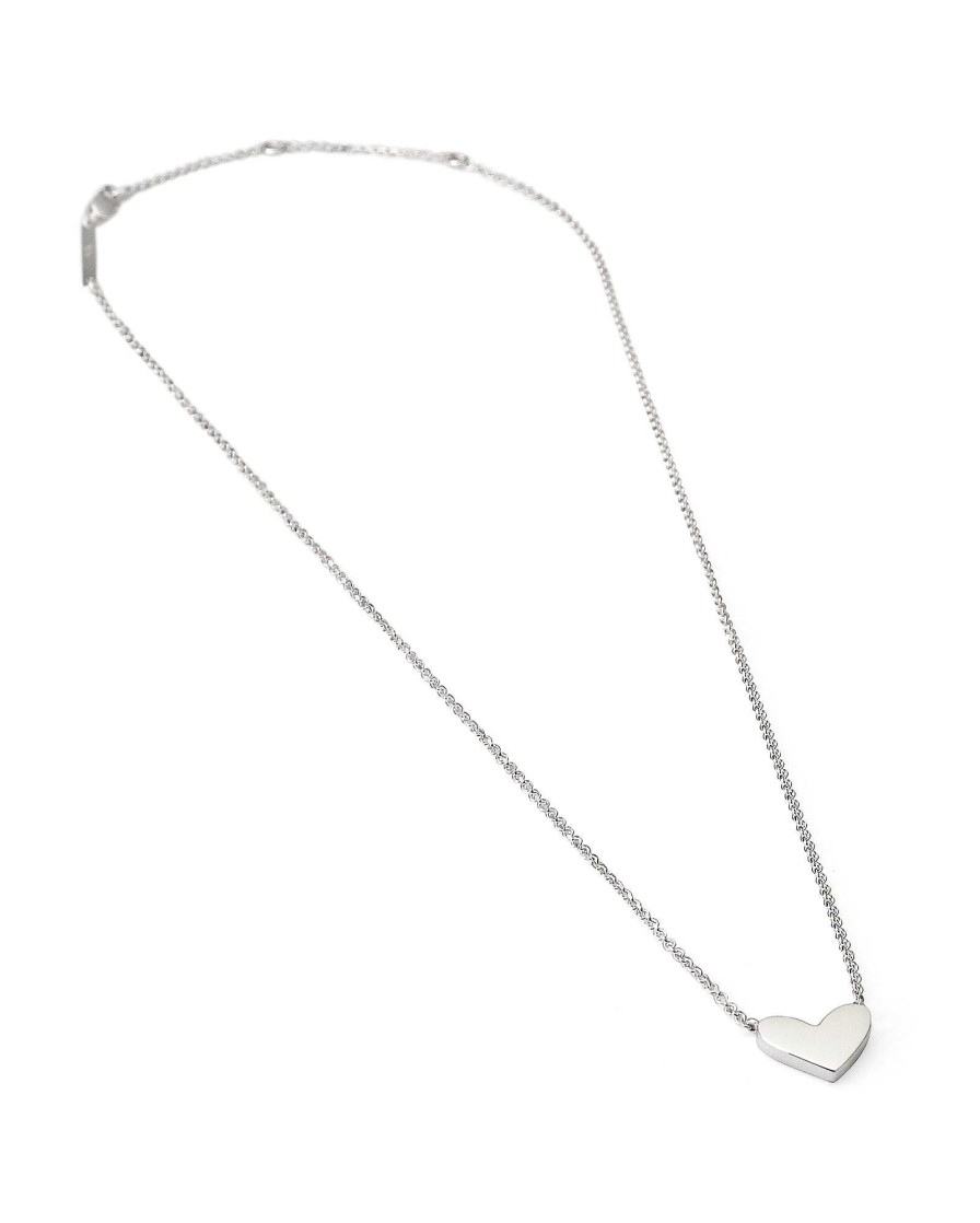 Kendra Scott Necklaces | Ari Heart Pendant Necklace In Sterling Silver