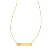 Kendra Scott Necklaces | Allison 18K Gold Vermeil Enamel Heart Pendant Necklace In Pink