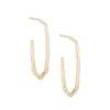 Kendra Scott Earrings | Ellen Hoop Earrings In 18K Gold Vermeil