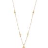 Kendra Scott Necklaces | Nola Gold Pendant Necklace In Iridescent Drusy