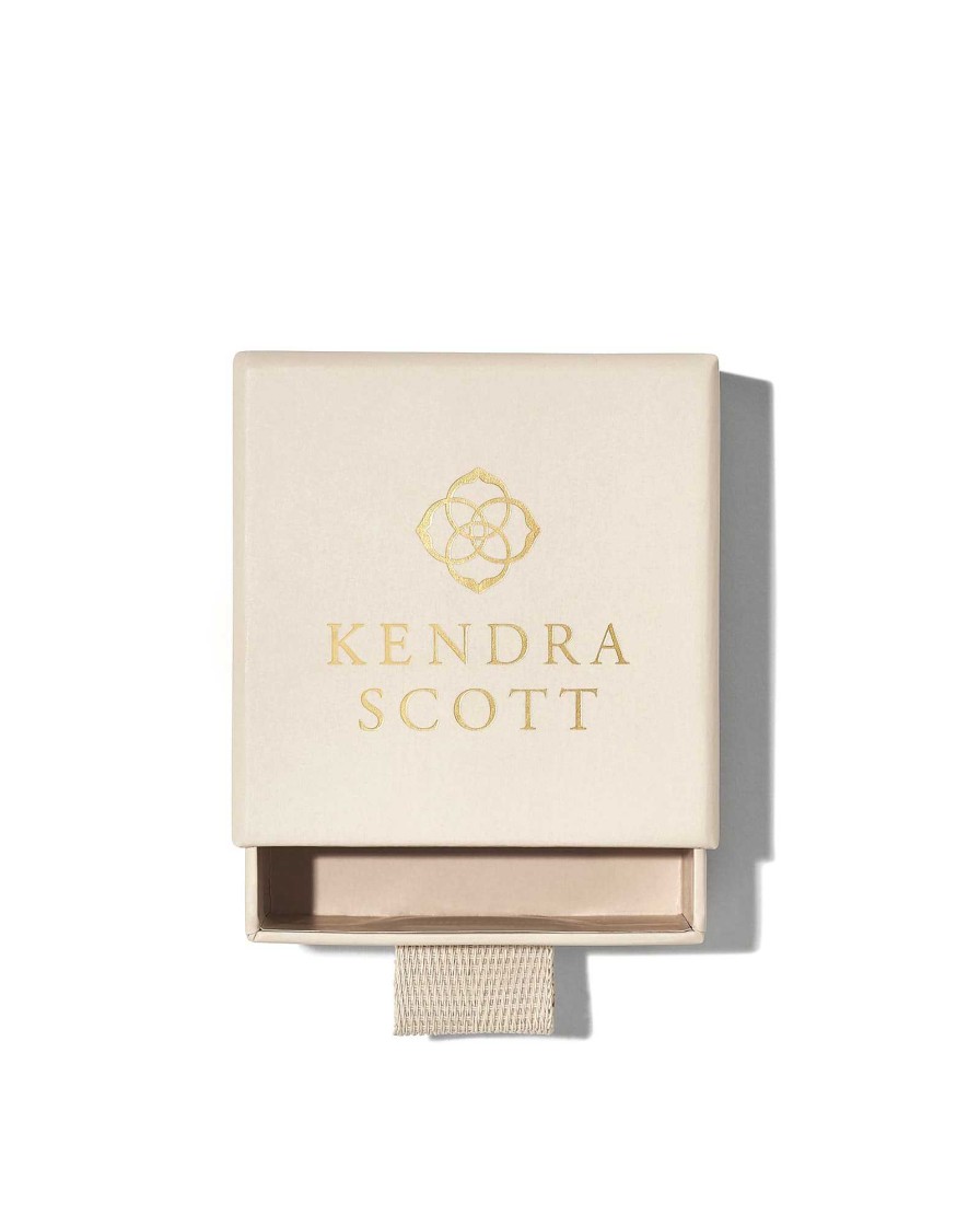 Kendra Scott Earrings | Lee Earrings In Pave Diamond And 14K Yellow Gold