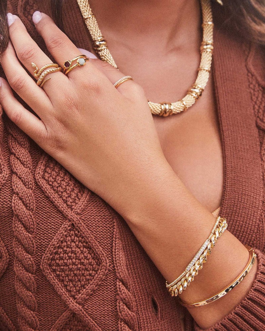 Kendra Scott Bracelets | Zorte Bangle Bracelet In Gold