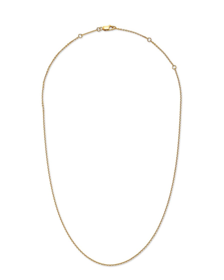 Kendra Scott Necklaces | 16" Thin Chain Necklace In 18K Gold Vermeil