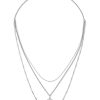 Kendra Scott Necklaces | Davis Triple Strand Necklace In Sterling Silver