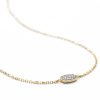 Kendra Scott Bracelets | Millicent 14K Yellow Gold Delicate Chain Bracelet In White Diamond