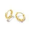 Kendra Scott Earrings | Grace Huggie Earrings In 18K Gold Vermeil