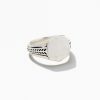 Kendra Scott Rings | Hicks Signet Ring In Oxidized Sterling Silver