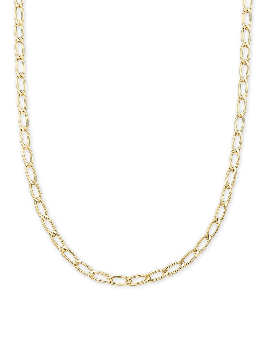 Kendra Scott Necklaces | Merrick Chain Necklace In Gold