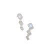 Kendra Scott Earrings | Blakely Sterling Silver Drop Earrings In Rainbow Moonstone