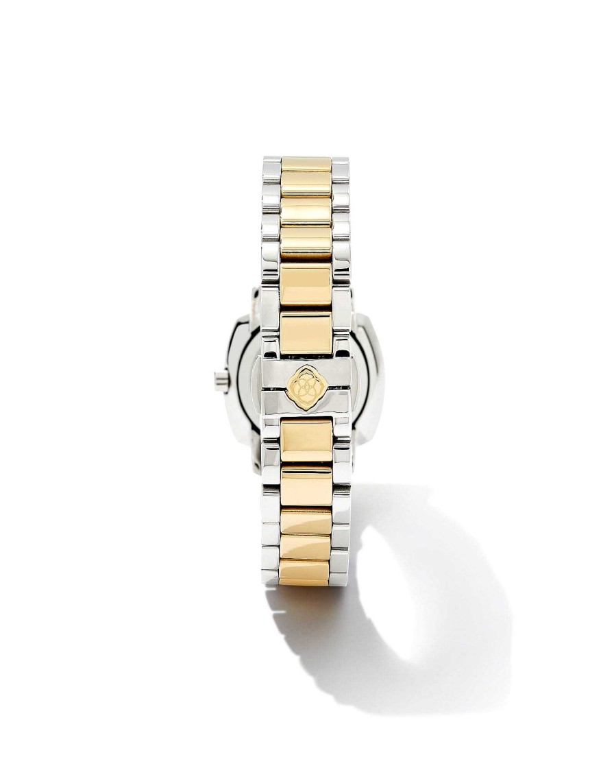 Kendra Scott Watches | Dira Two Tone Stainless Steel 28Mm Watch In Abalone