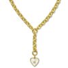 Kendra Scott Necklaces | Adalynn 18K Gold Vermeil Heart Y Necklace In Ivory Mother-Of-Pearl