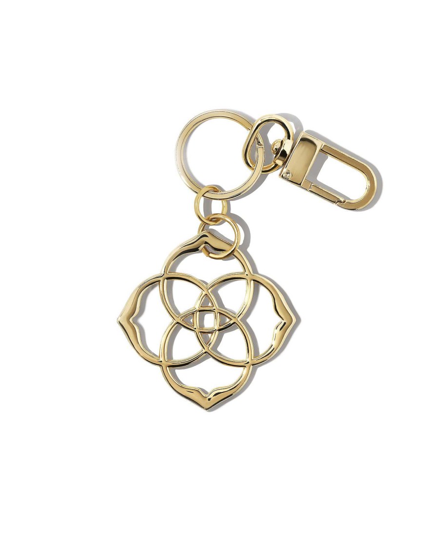 Kendra Scott Storage & Accessories | Dira Medallion Keychain In Gold