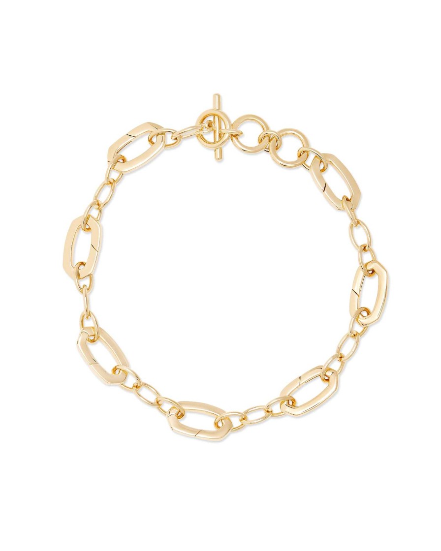 Kendra Scott Bracelets | Link & Chain Charm Bracelet In 18K Gold Vermeil