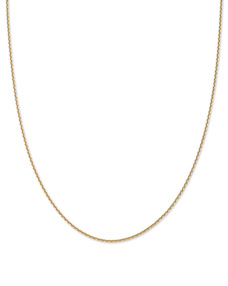 Kendra Scott Necklaces | 16" Thin Chain Necklace In 18K Gold Vermeil