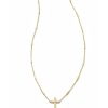 Kendra Scott Necklaces | Delicate Cross Pendant Necklace In 14K Yellow Gold