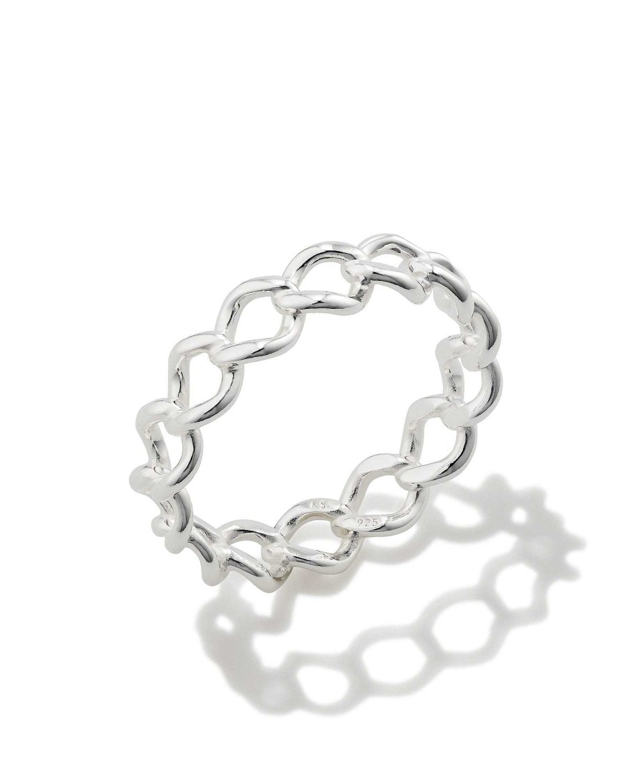 Kendra Scott Rings | Grace Band Ring In Sterling Silver