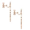 Kendra Scott Earrings | Sophia Clip On Drop Earrings In Rose Gold