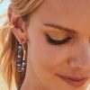 Kendra Scott Earrings | Ember Gold Hoop Earrings In Blue Lapis