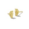 Kendra Scott Earrings | Tiny Beau Stud Earrings In 18K Yellow Gold Vermeil