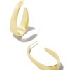 Kendra Scott Earrings | Cadence Large Hoop Earrings In 18K Gold Vermeil