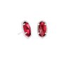 Kendra Scott Earrings | Ellie Silver Stud Earrings In Berry