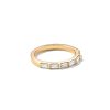 Kendra Scott Rings | Isabella 14K Yellow Gold Half Eternity Band Ring In White Diamond