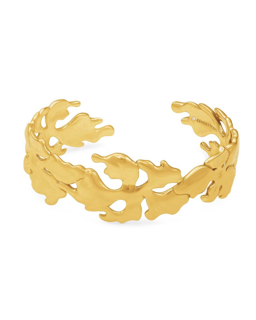 Kendra Scott Bracelets | Savannah Cuff Bracelet In Vintage Gold