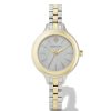 Kendra Scott Watches | Alex Two Tone Stainless Steel 35Mm Narrow Watch In Ivory Mother-Of-Pearl