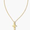 Kendra Scott Necklaces | Cross Pendant Necklace In Gold