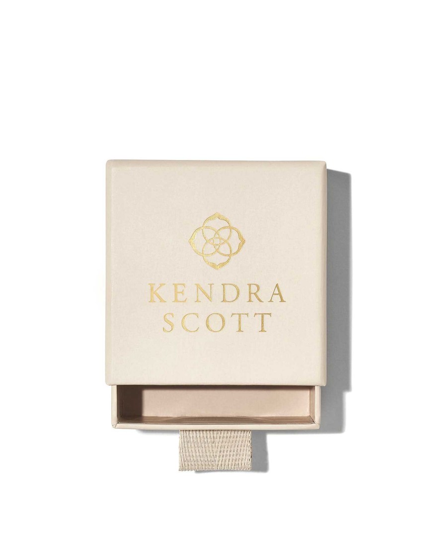 Kendra Scott Necklaces | Audrey 14K White Gold Pendant Necklace In White Diamond, .25Ct