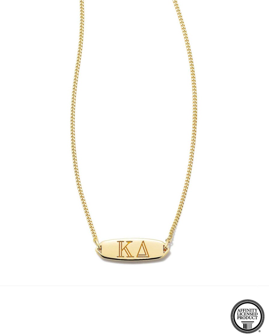 Kendra Scott Necklaces | Kappa Delta Pendant Necklace In 18K Gold Vermeil