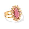 Kendra Scott Bracelets | Havana Vintage Gold Cuff Bracelet In Blush Pink Quartzite