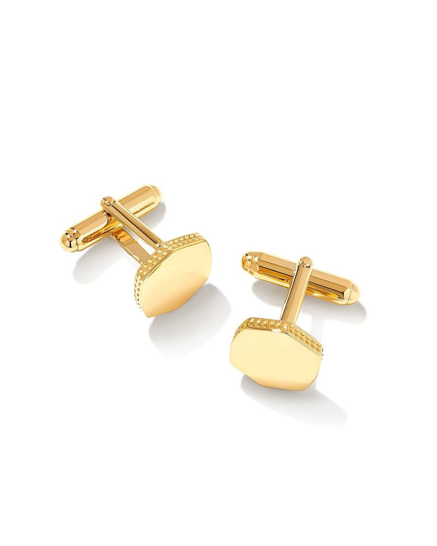 Kendra Scott Demi-Fine Jewelry | Davis Cuff Links In 18K Gold Vermeil