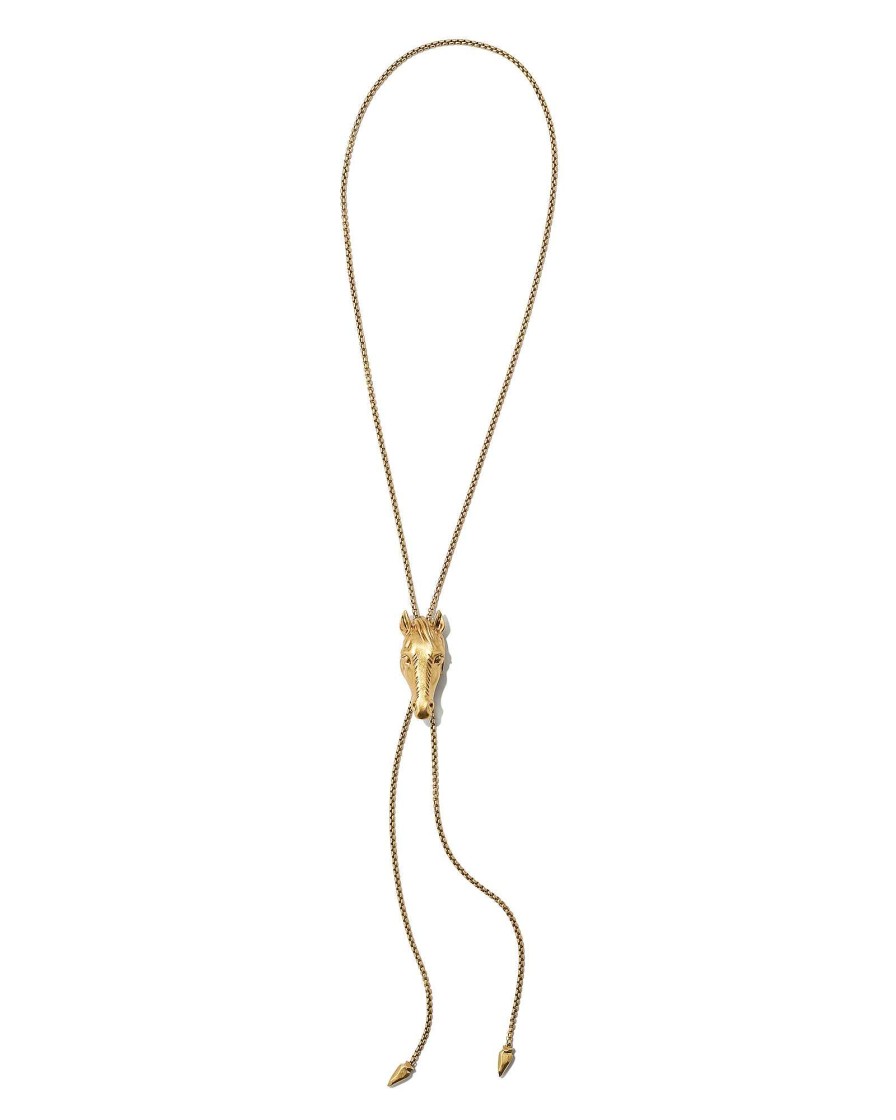 Kendra Scott Men'S | Beau Bolo Necklace In Vintage Gold