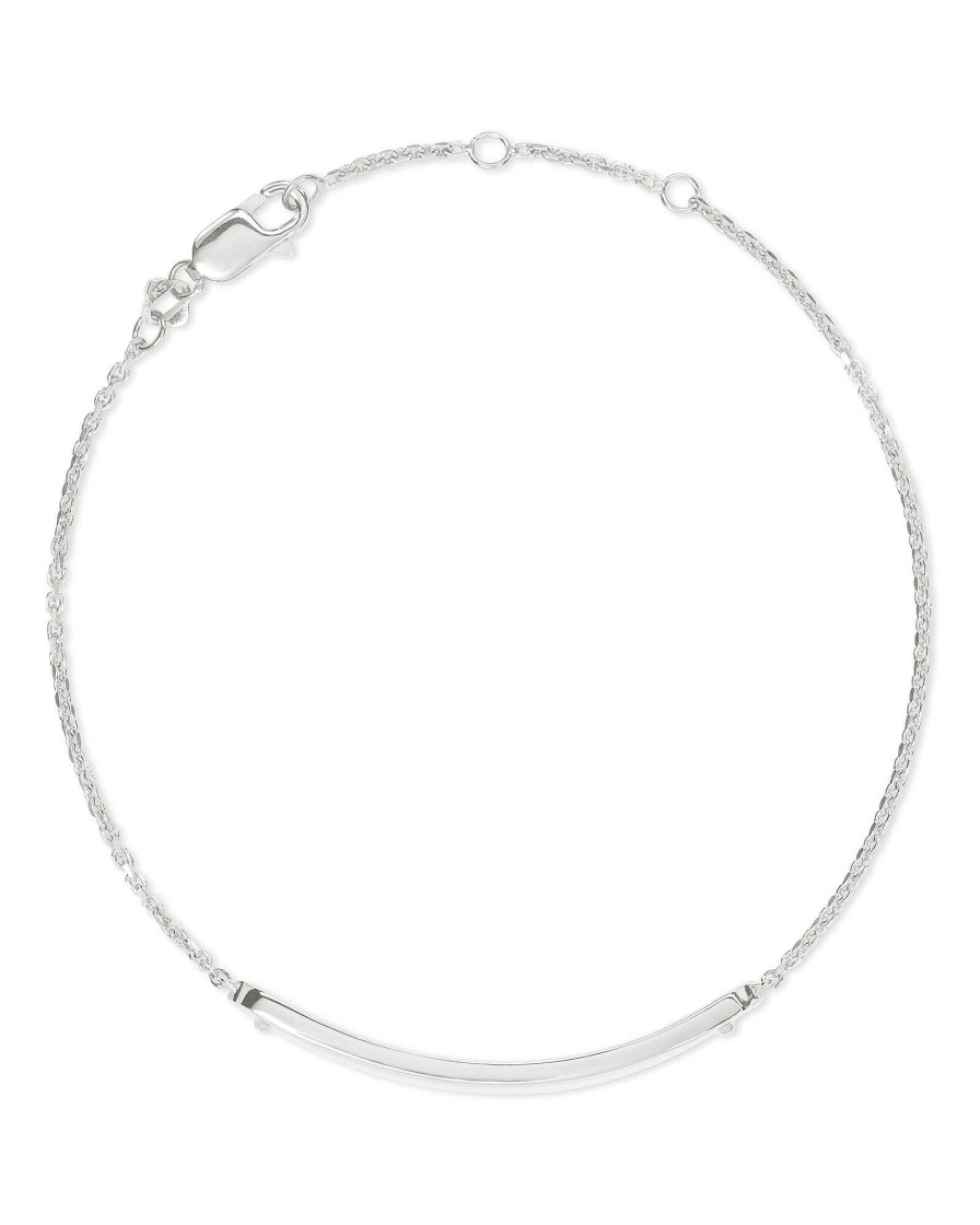 Kendra Scott Bracelets | Mattie Bar Delicate Bracelet In Sterling Silver