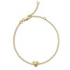 Kendra Scott Bracelets | Maia Heartburst Delicate Chain Bracelet In 18K Gold Vermeil