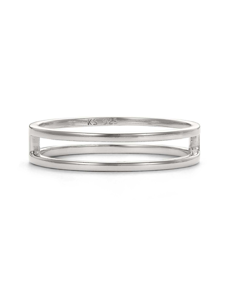 Kendra Scott Rings | Bennett Double Ring In Sterling Silver