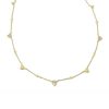 Kendra Scott Necklaces | Spencer 18K Gold Vermeil Strand Necklace In White Topaz