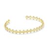 Kendra Scott Bracelets | Jada Gold Cuff Bracelet In White Crystal